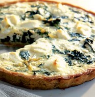 Goat’s Cheese & Watercress Quiche