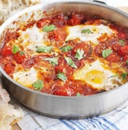 Spicy Tomato Baked Eggs