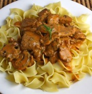 Beef Stroganoff