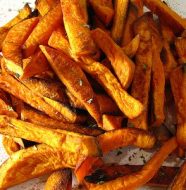 Oven Baked Sweet Potato “Fries”