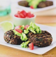 Southwestern Black Bean Cakes with Guacamole