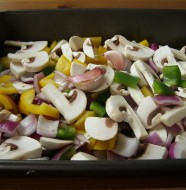 Vegetable and Garlic Calzone