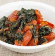 Braised Kale with Cherry Tomatoes