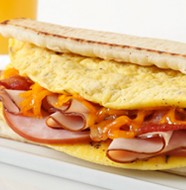 Breakfast Club Flatbread Sandwich