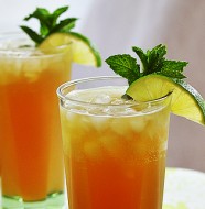 Minty-Lime Ice Tea