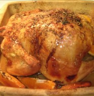 Orange Rosemary Roasted Chicken