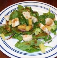 Pineapple Chicken Salad with Balsamic Vinaigrette