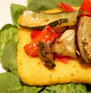 Polenta with Roasted Mediterranean Vegetables