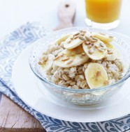 Breakfast Barley with Banana & Sunflower Seeds