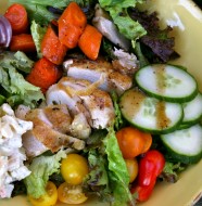 Chicken & Roast Vegetable Salad