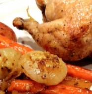 Cornish Game Hen with Roasted Root Vegetables