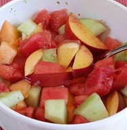 Fresh Fruit With Lime Syrup