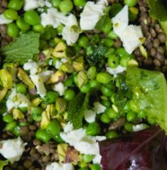 Minted Peas & Rice with Feta