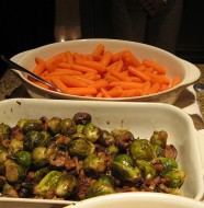 Orange-Glazed Brussels Sprouts and Carrots
