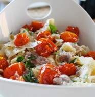 Pappardelle with Roasted Tomatoes