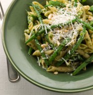 Penne Salad with Italian Green Beans and Gorgonzola