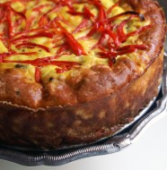 Red Pepper & Goat Cheese Frittata