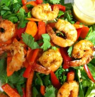 Shrimp Salad with Raspberry Vinaigrette