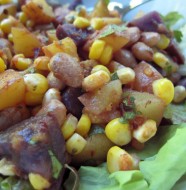 Spicy Potatoes and Corn