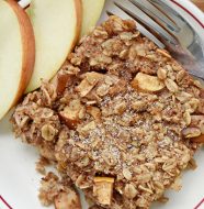 Apple Spice Baked Oatmeal