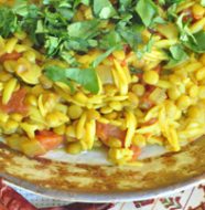Indian Lentils and Pasta
